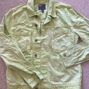 ASOS Lime Green Jean Jacket size Medium